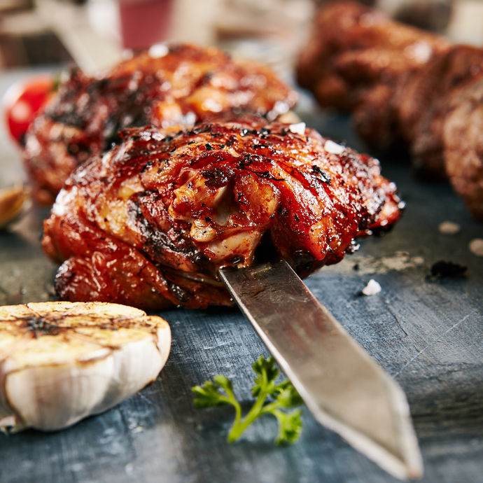 Smoked Maple Chipotle Chicken Thighs