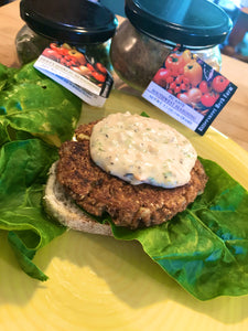 Plant Based Spicy Refried Bean Burgers