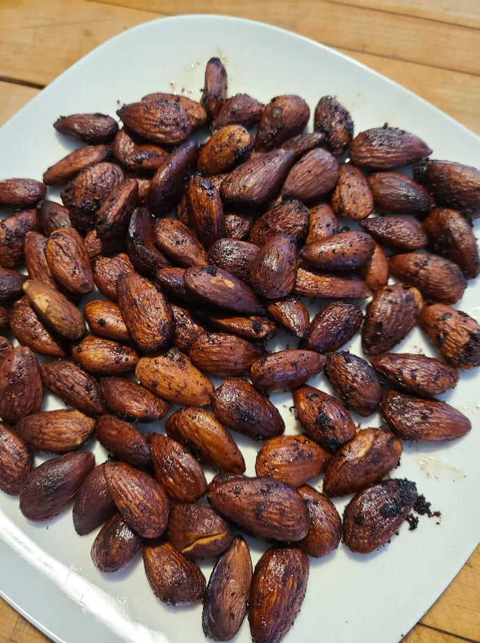 Roasted Almonds with Garlic with Rosemary Oil