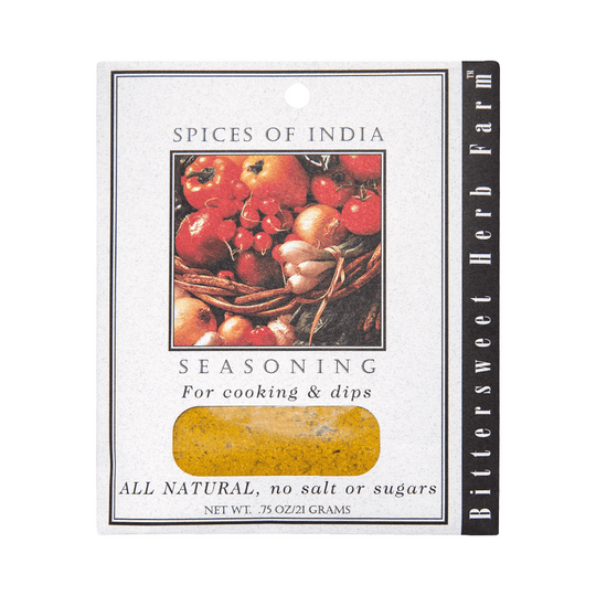 Spices of India Seasoning Packet Bittersweet Herb Farm